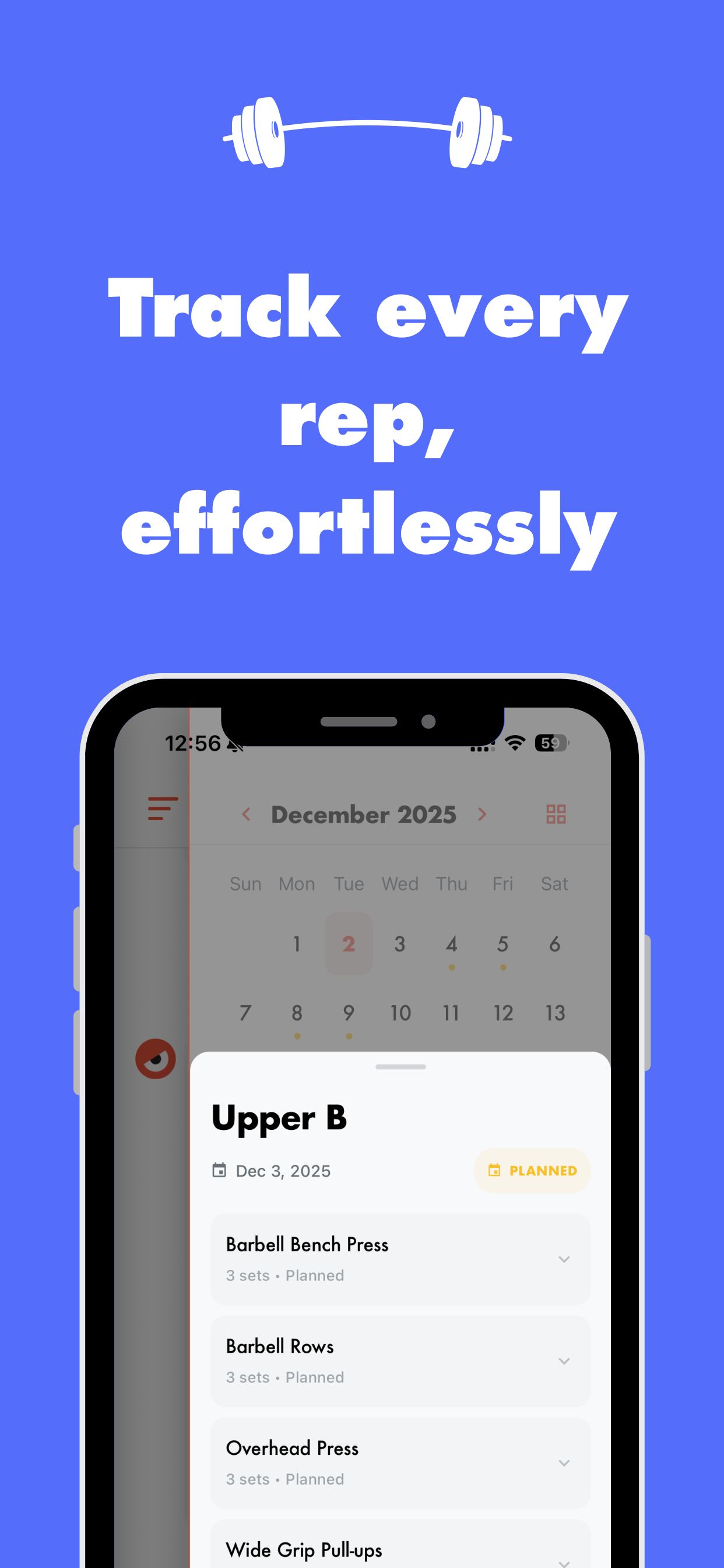 Track every rep, effortlessly